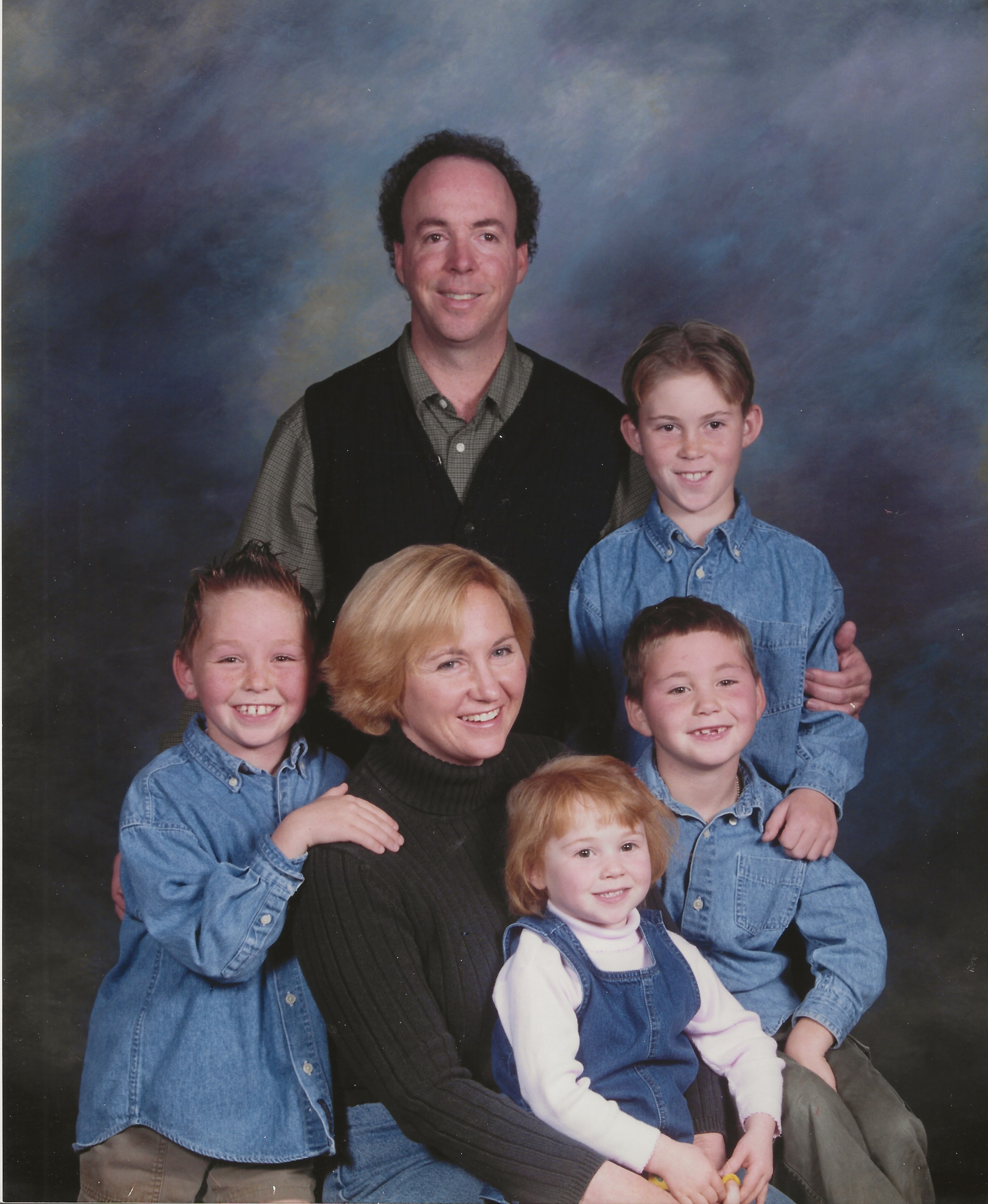 Greg Henderson with his family