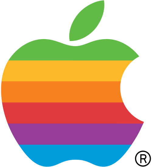 Apple Computer rainbow logo