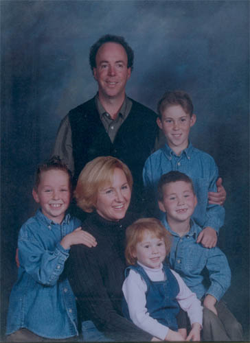 Greg Henderson with his family